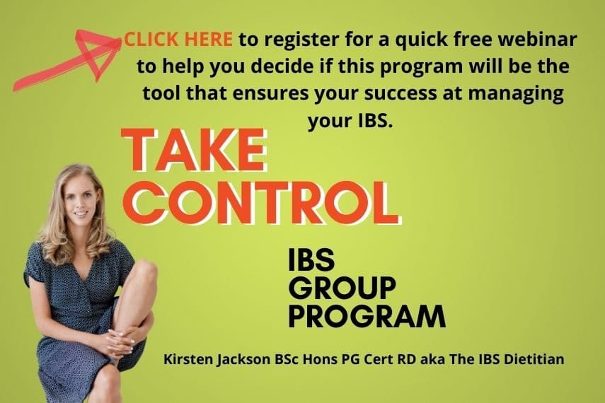Take Control IBS Group Program Webinar - click for a free webinar! 