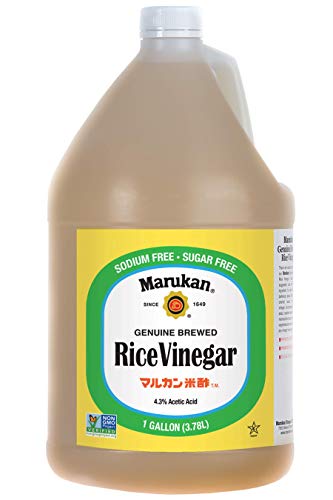 Marukan Genuine Brewed Rice Vinegar, Unseasoned, 1 Gallon