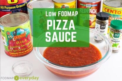 Low FODMAP Pizza Sauce