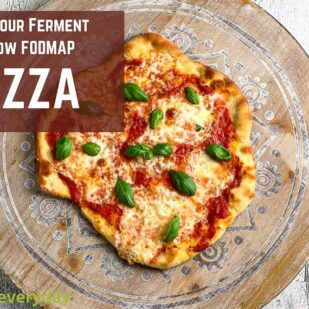 72-hour ferment Low FODMAP Pizza graphic