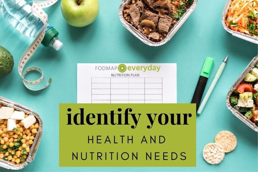 Identify Your Health and Nutrition Needs