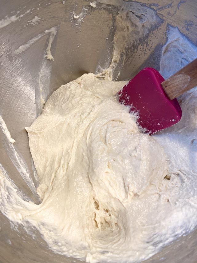 liquid added for pizza crust; caputo gluten-free flour