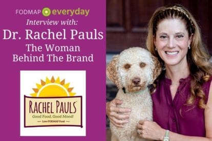 Feature Image for article about Dr. Rachel Pauls - Dr. Pauls with her dog Winston