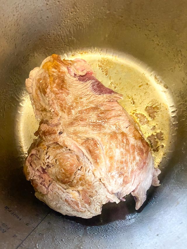 browing pork butt in Instant Pot