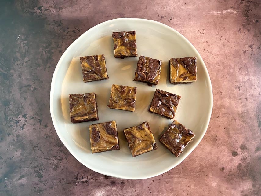 Low FODMAP Espresso Cream Cheese Brownies - FODMAP Everyday