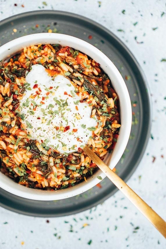 rice dish in one pot