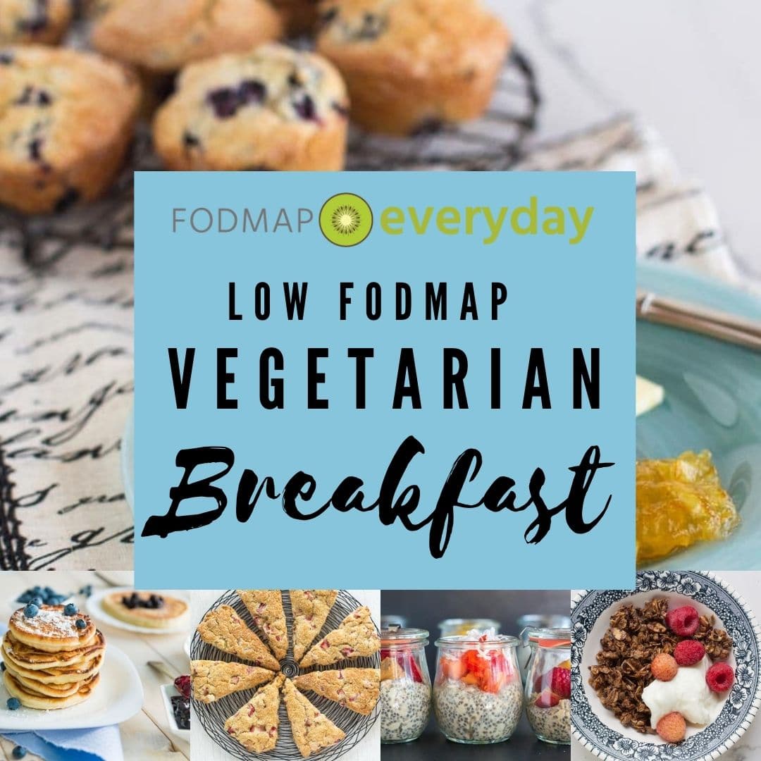 Low FODMAP Vegetarian Breakfast Grid of photos