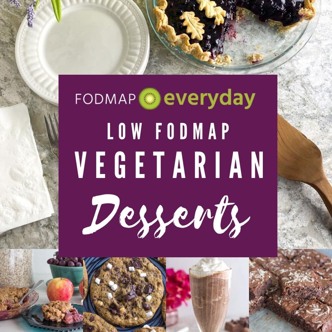 Low FODMAP Vegetarian Desserts photo grid