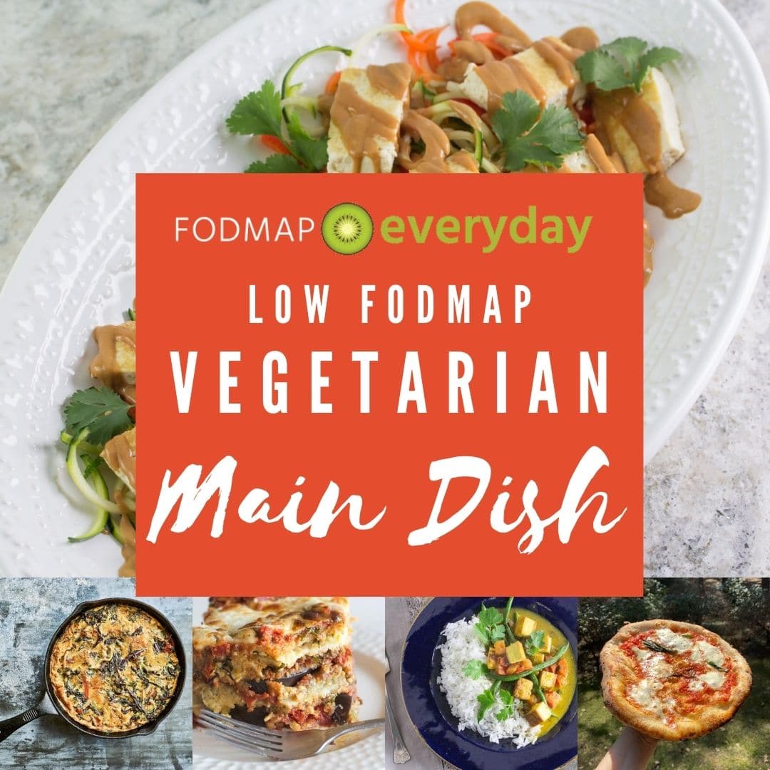 ODMAP Vegetarian Main Dish grid of photos
