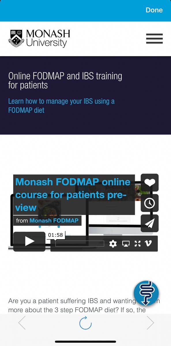 Online Course Monash app