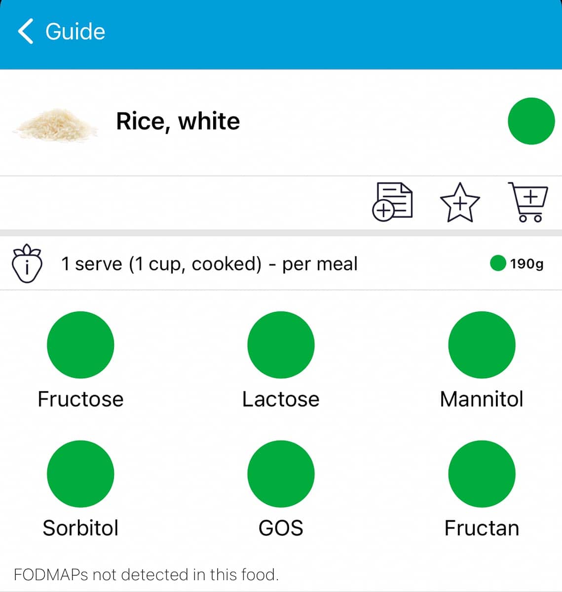 Rice entry Monash app