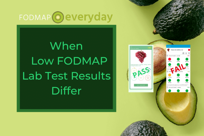 When Monash University And FODMAP Friendly Low FODMAP Lab Test Results Differ Feature Image.