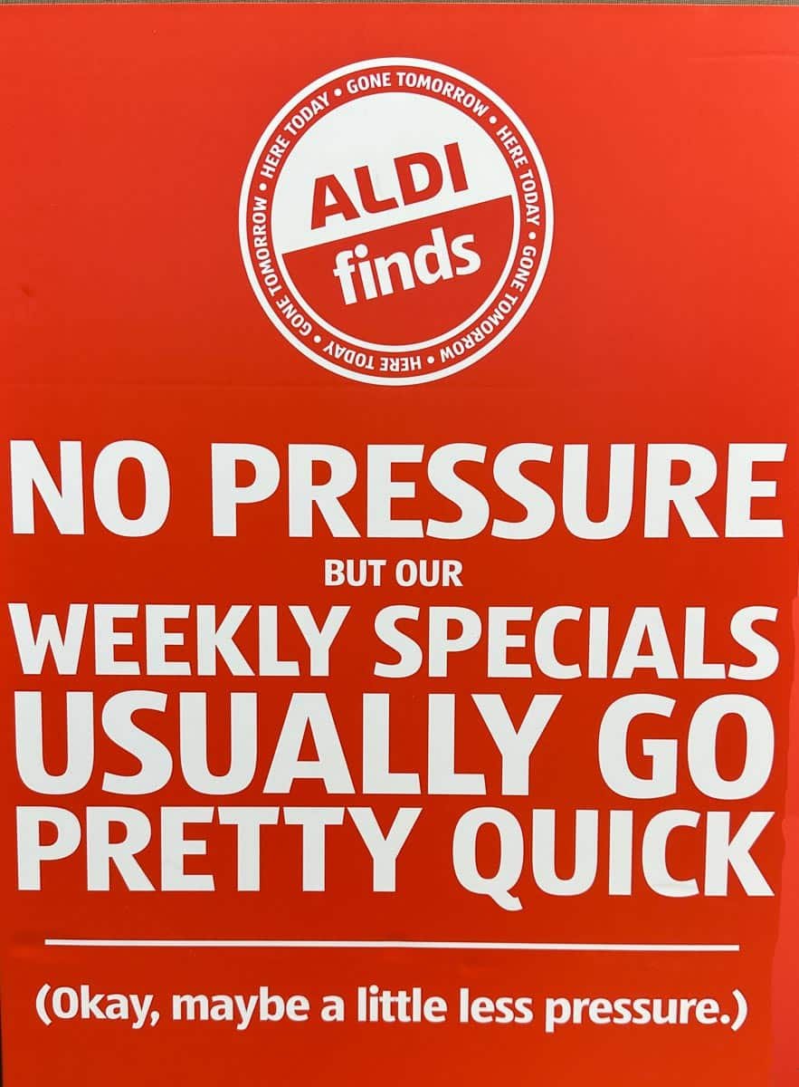 ALDI finds sign