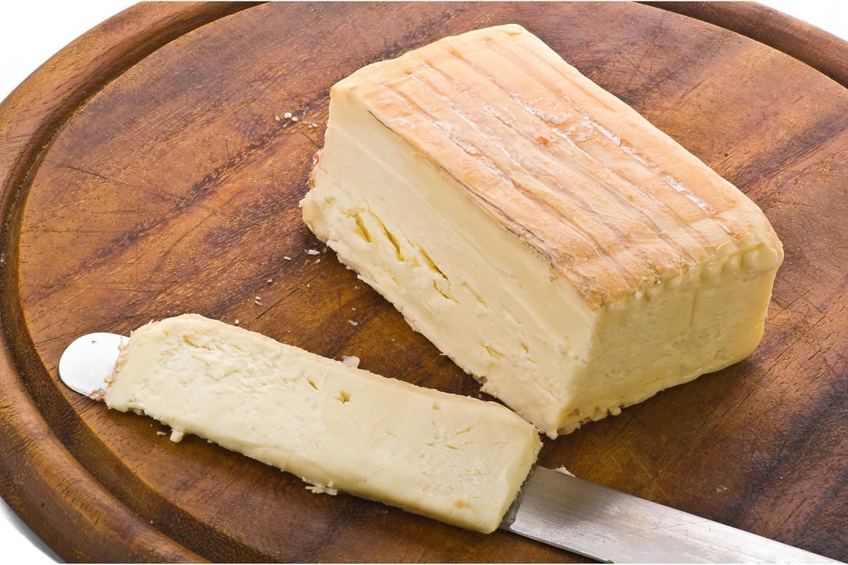 Taleggio cheese on board