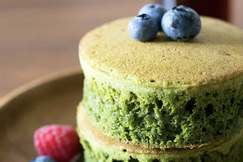 matcha pancakes