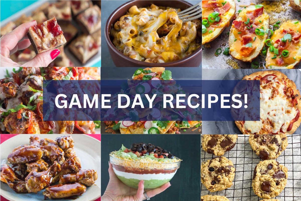 GAME DAY RECIPES!