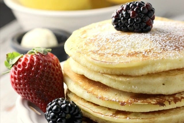 lemon ricotta pancakes