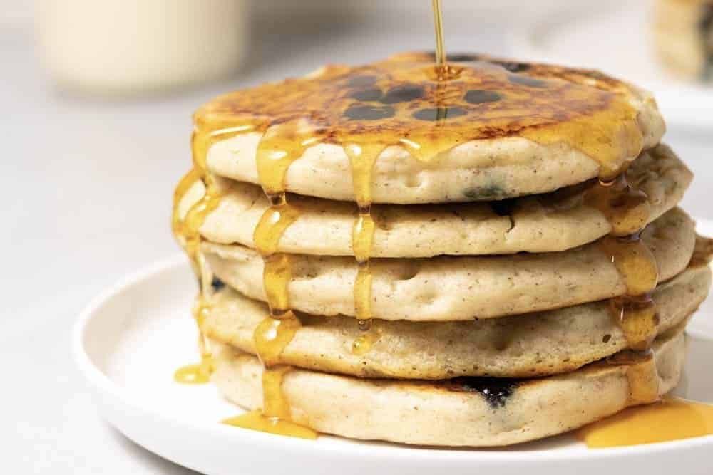 fluffy-vegan-pancakes-with-blueberries-5 2
