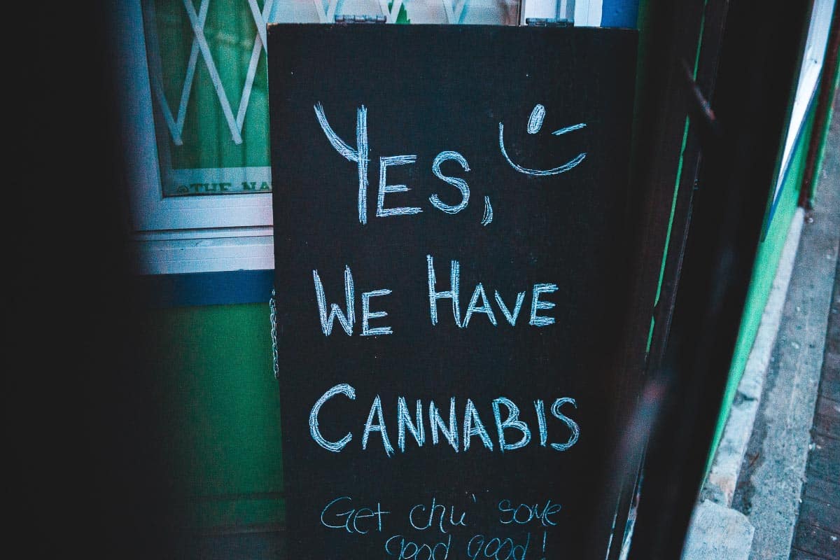 cannabis shop.