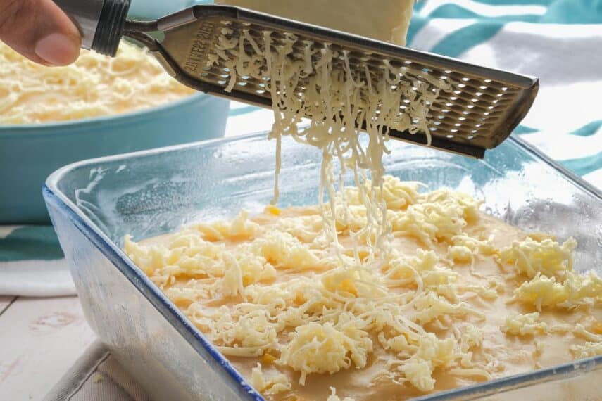 grating cheese.