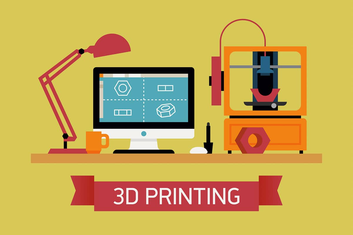3D print graphic.