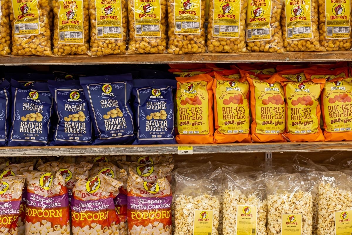 Beaver Nuggets Display.