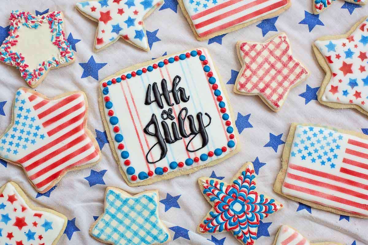 July 4th cookies.