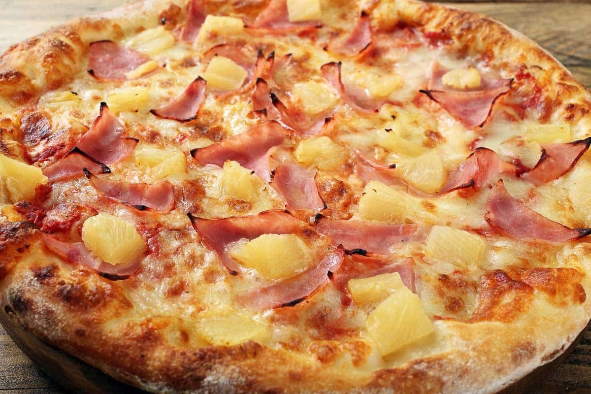 pineapple pizza.