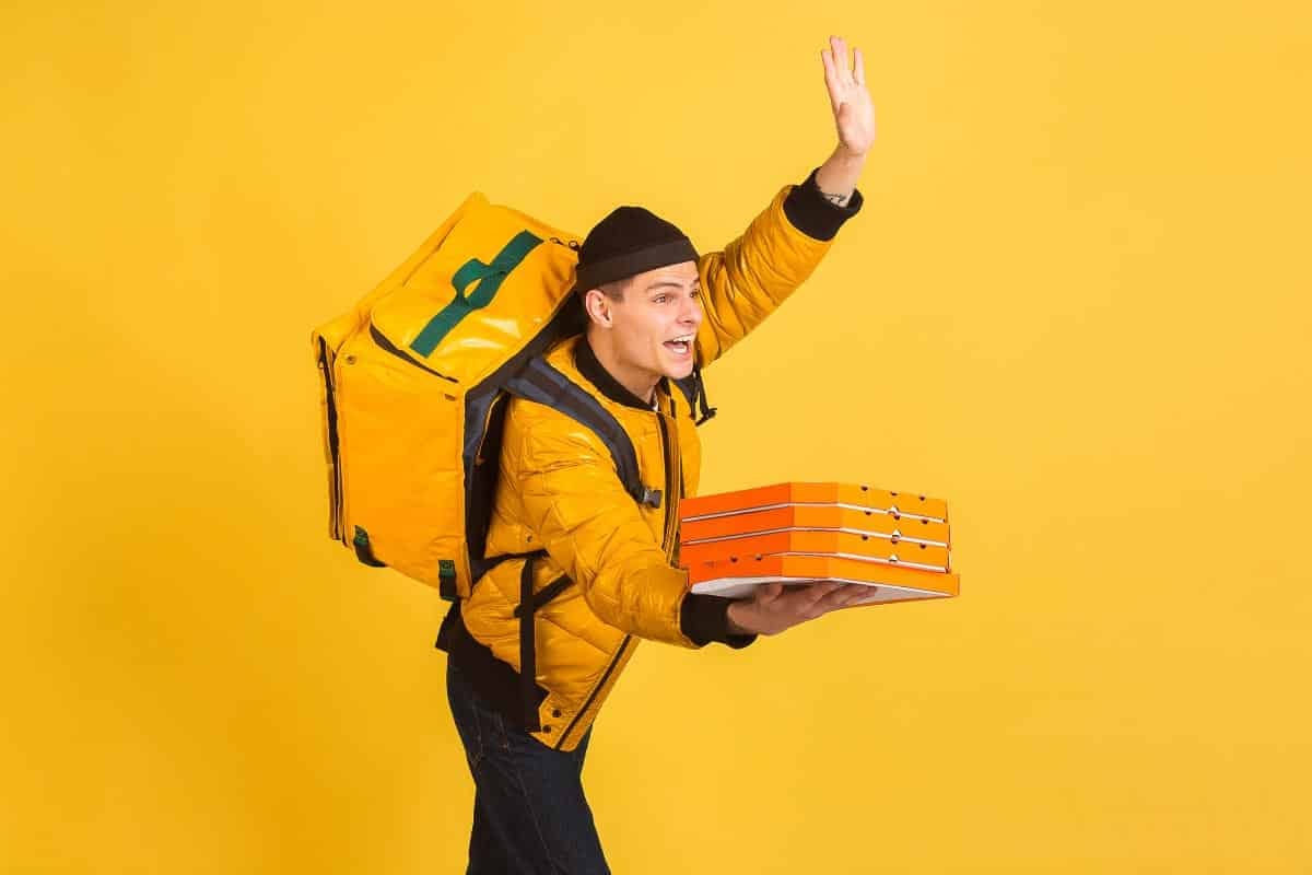 pizza delivery man.