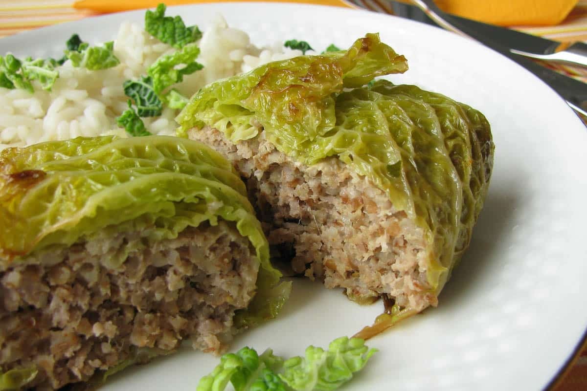 stuffed cabbage.