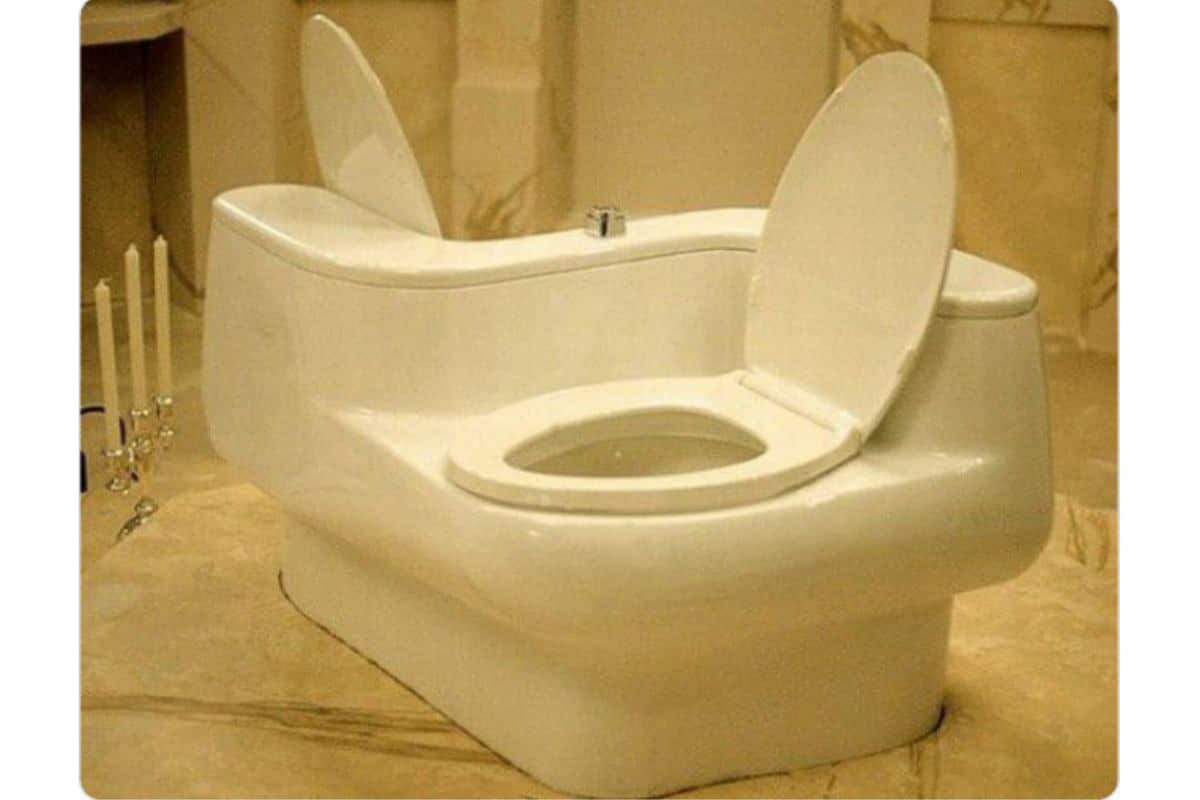 couples toilet.