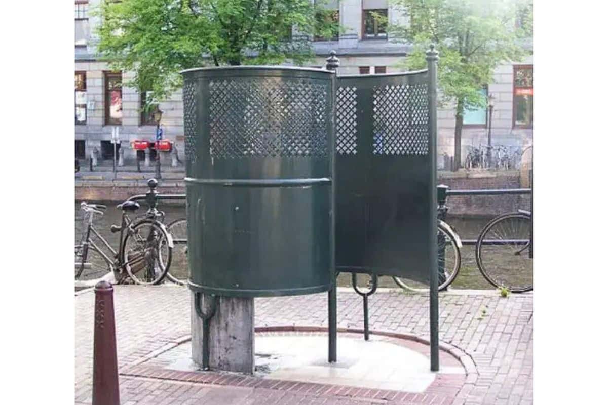 public toilet.