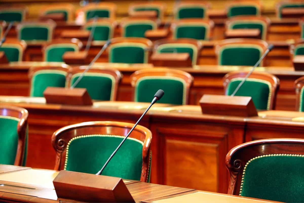 Empty Congress Chairs Photo Credit_ DenisKuvaev via Canva