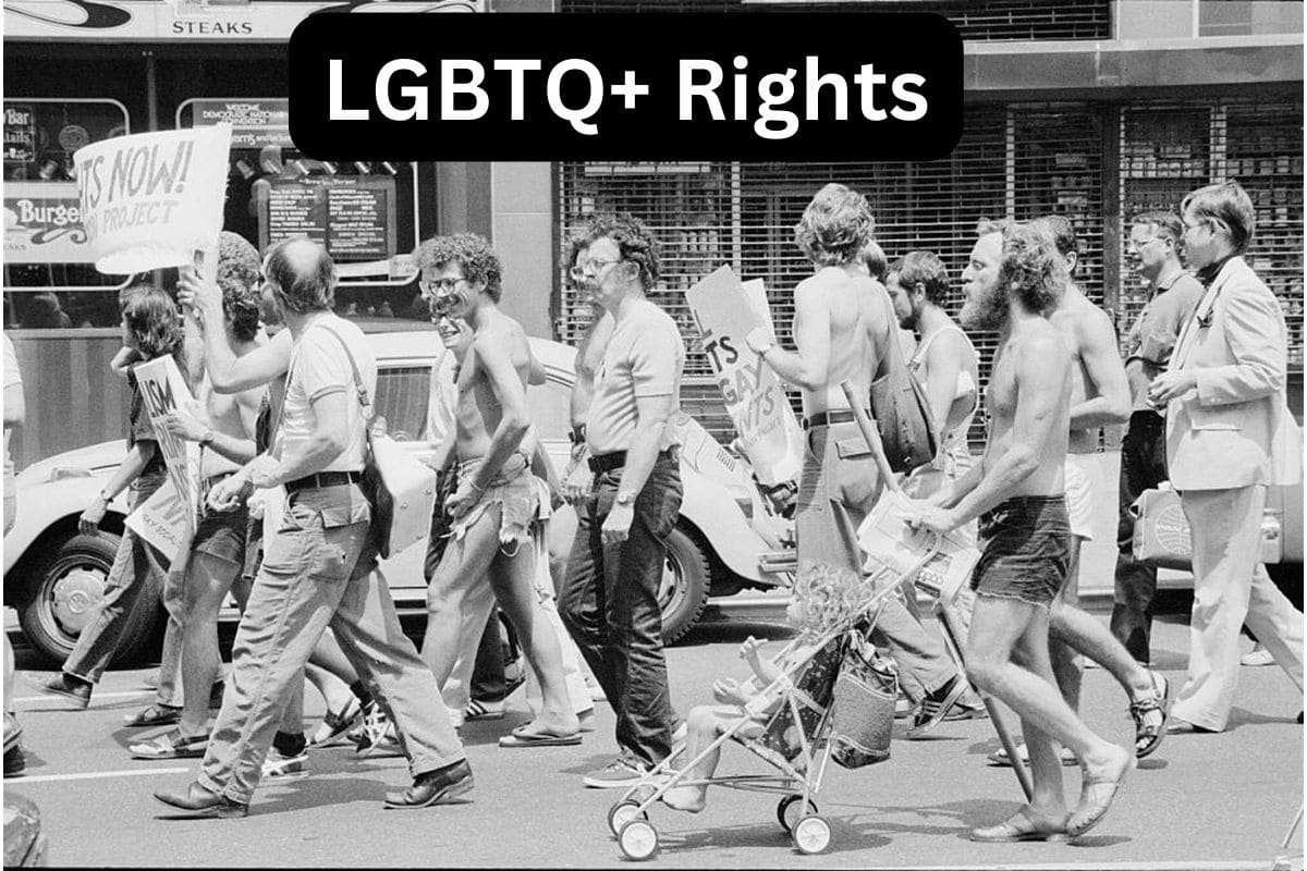 Gay rights demonstration at the Democratic National Convention, New York City, 1976. Library of Congress