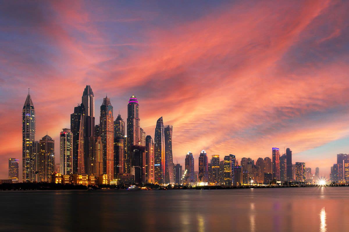 UAE skyline.
