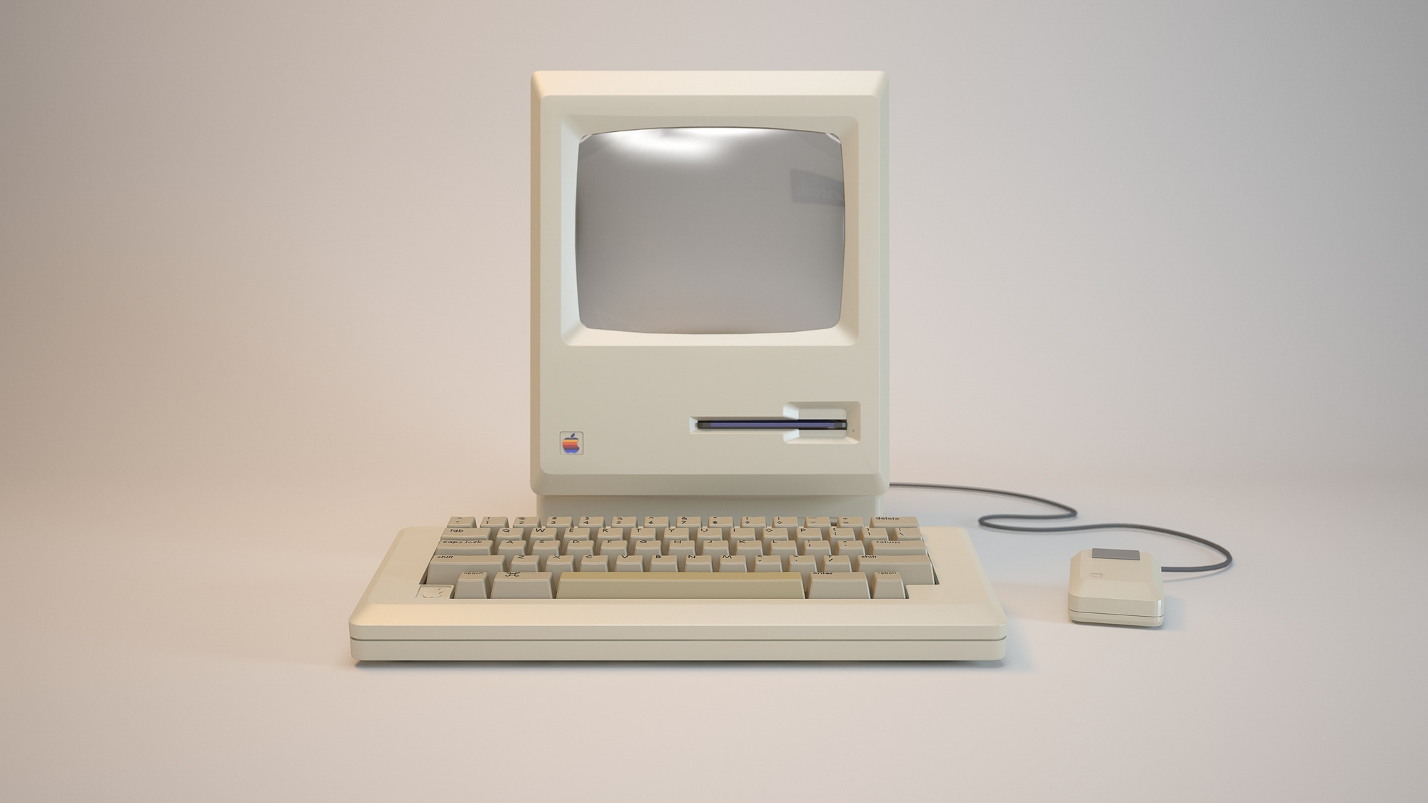 old McIntosh computer.