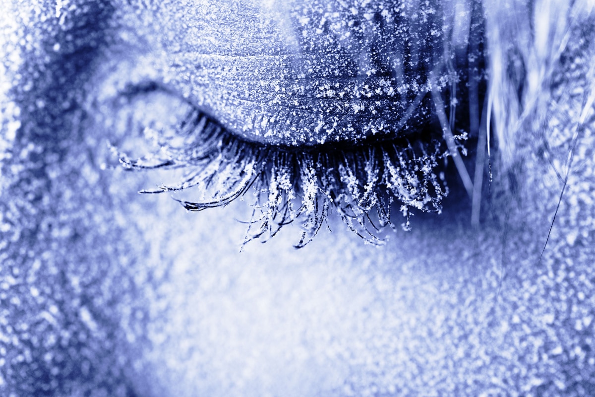 Frozen Face close-up