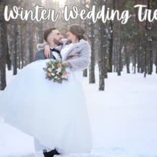 Winter Wedding outdoors Photo Credit belchonock via Depositphotos
