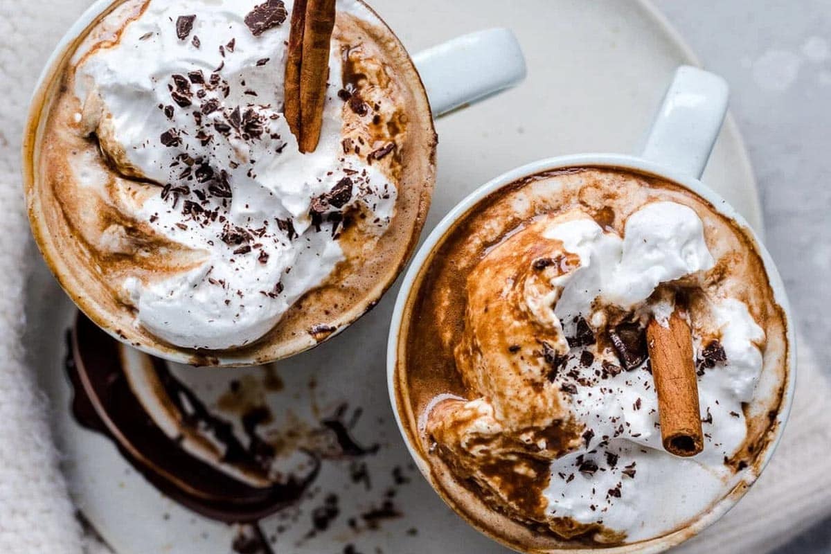 Gingerbread hot chocolate.