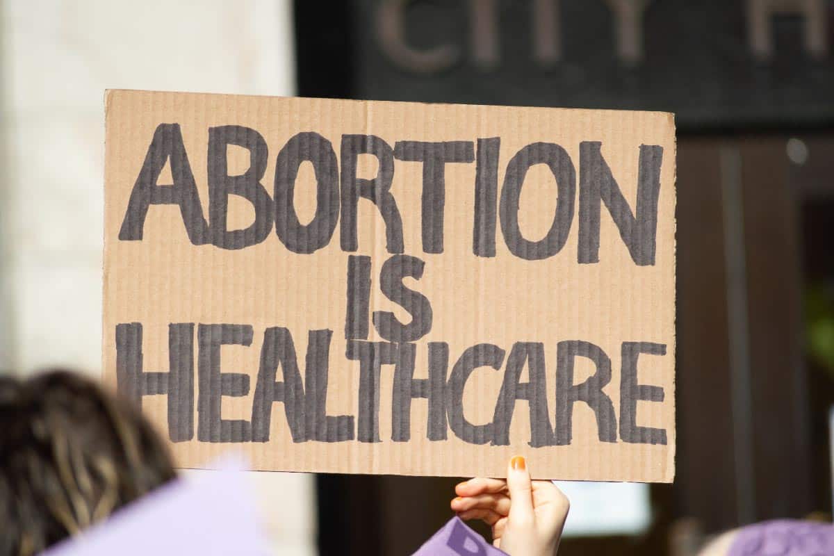 Abortion is healthcare. Shutterstock_2124579659.