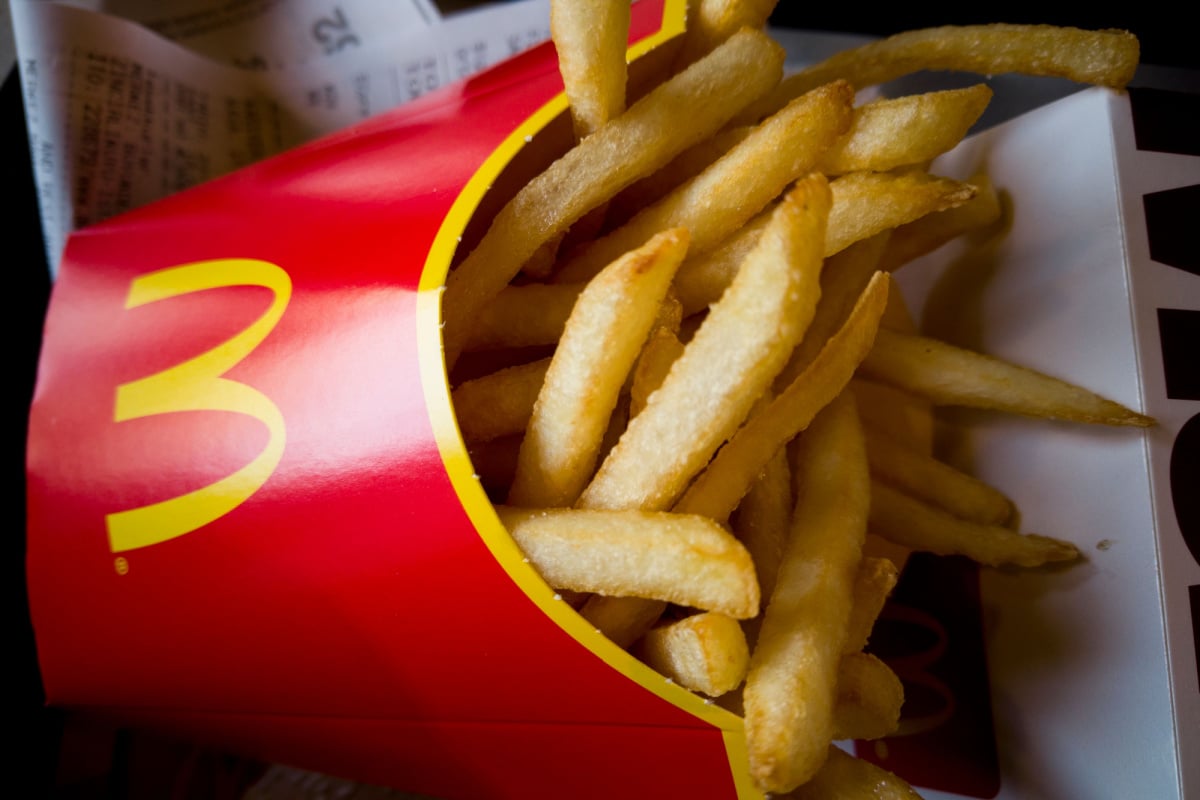 Close up of McDonalds French Fries.