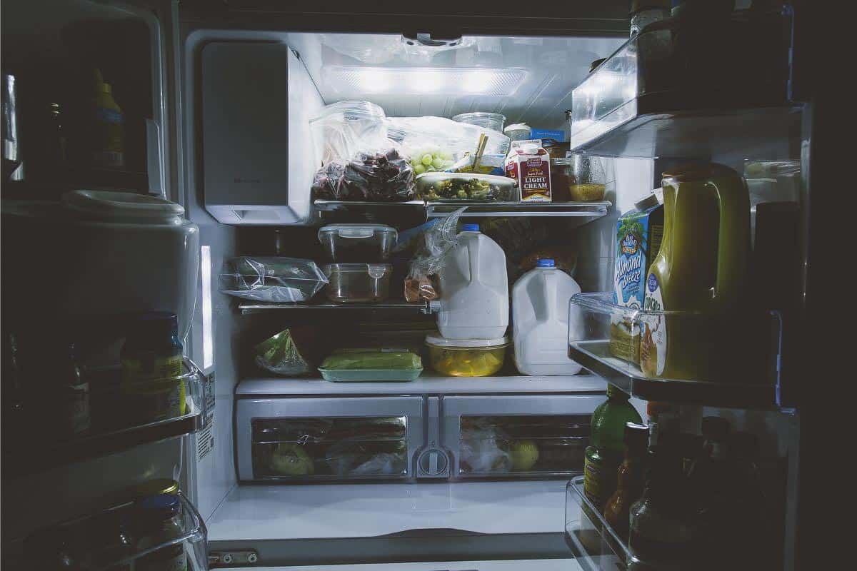 Full fridge. 