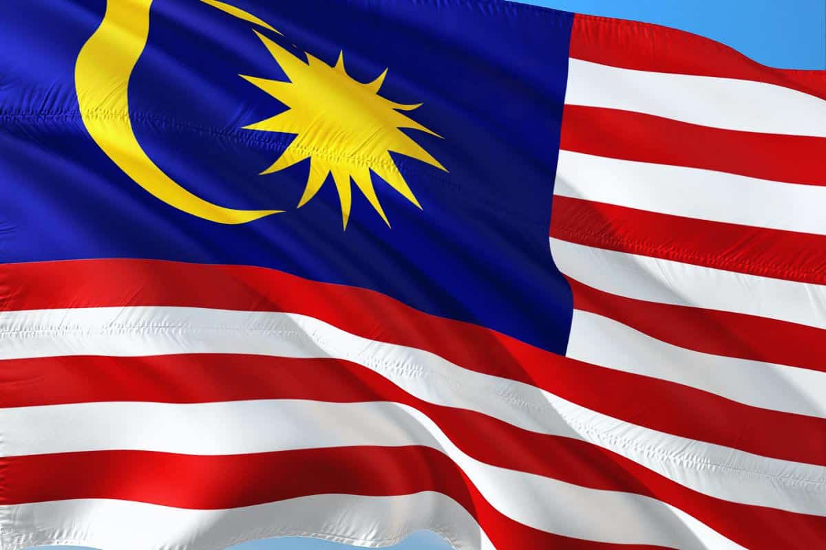 Malaysian flag. 