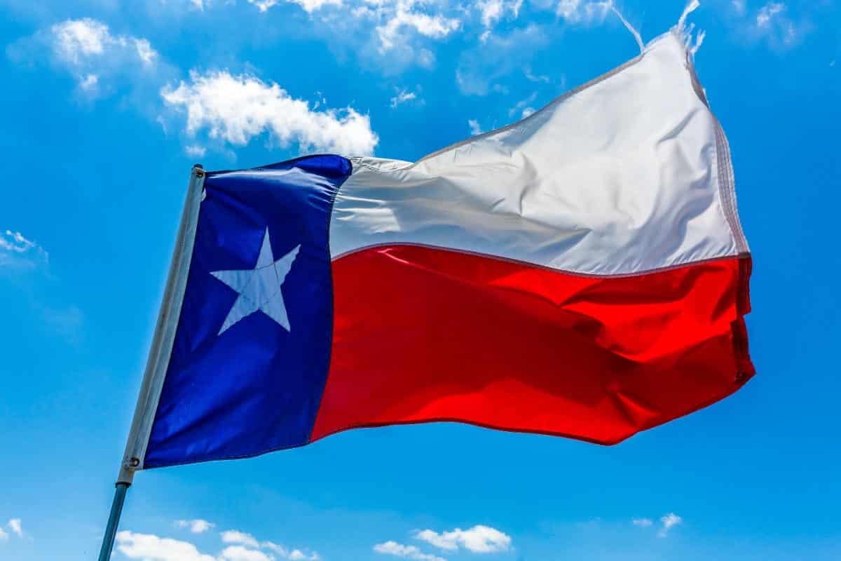 Texas flag. Shutterstock_396674719.