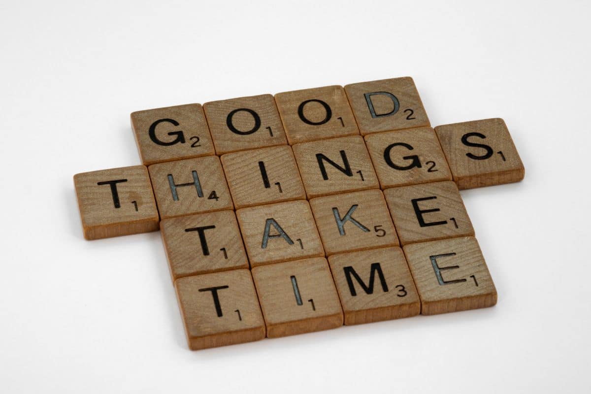 scrabble letters. 