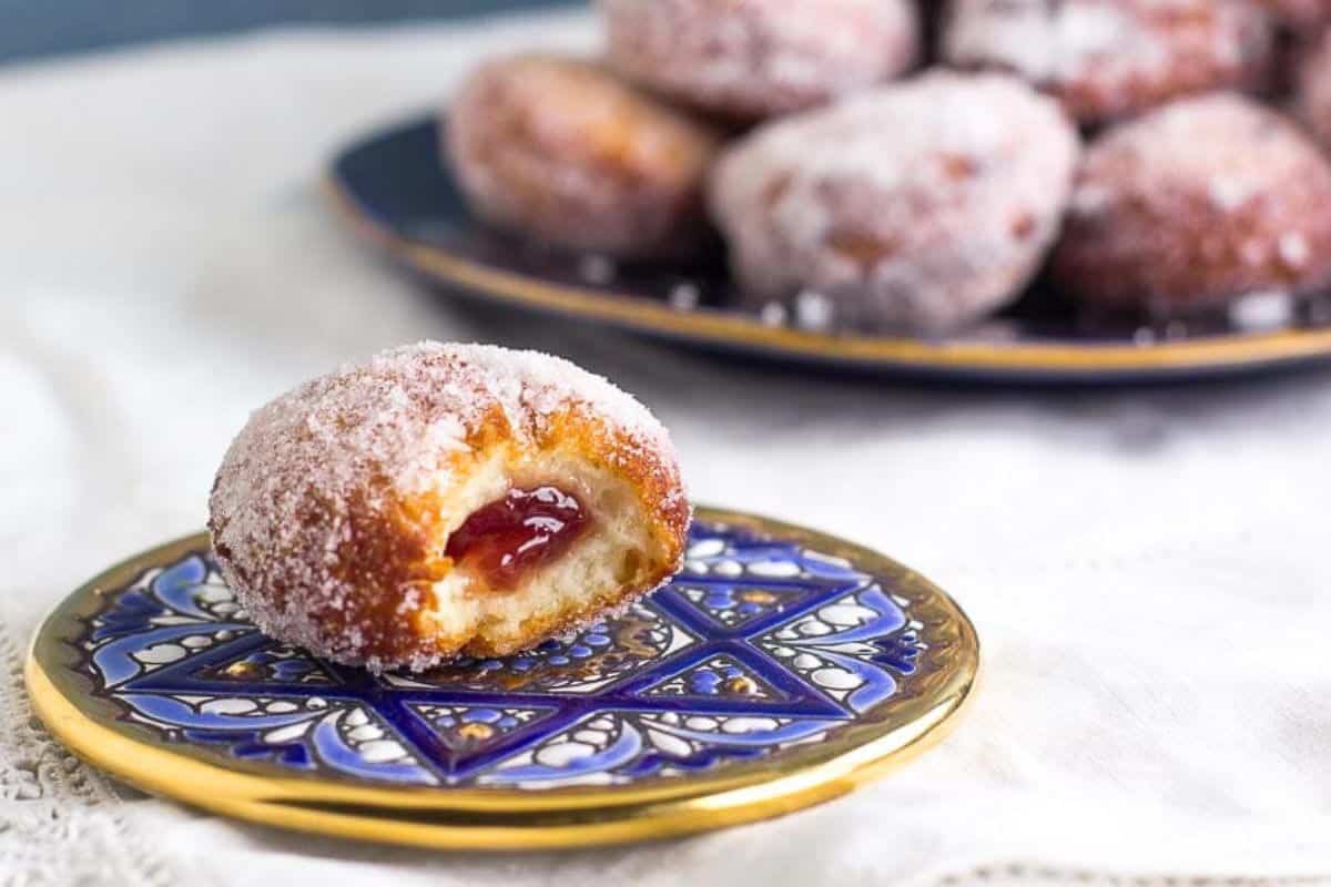 Low FODMAP Jelly Donuts.