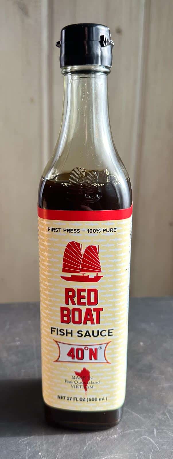 Red Boat fish sauce.