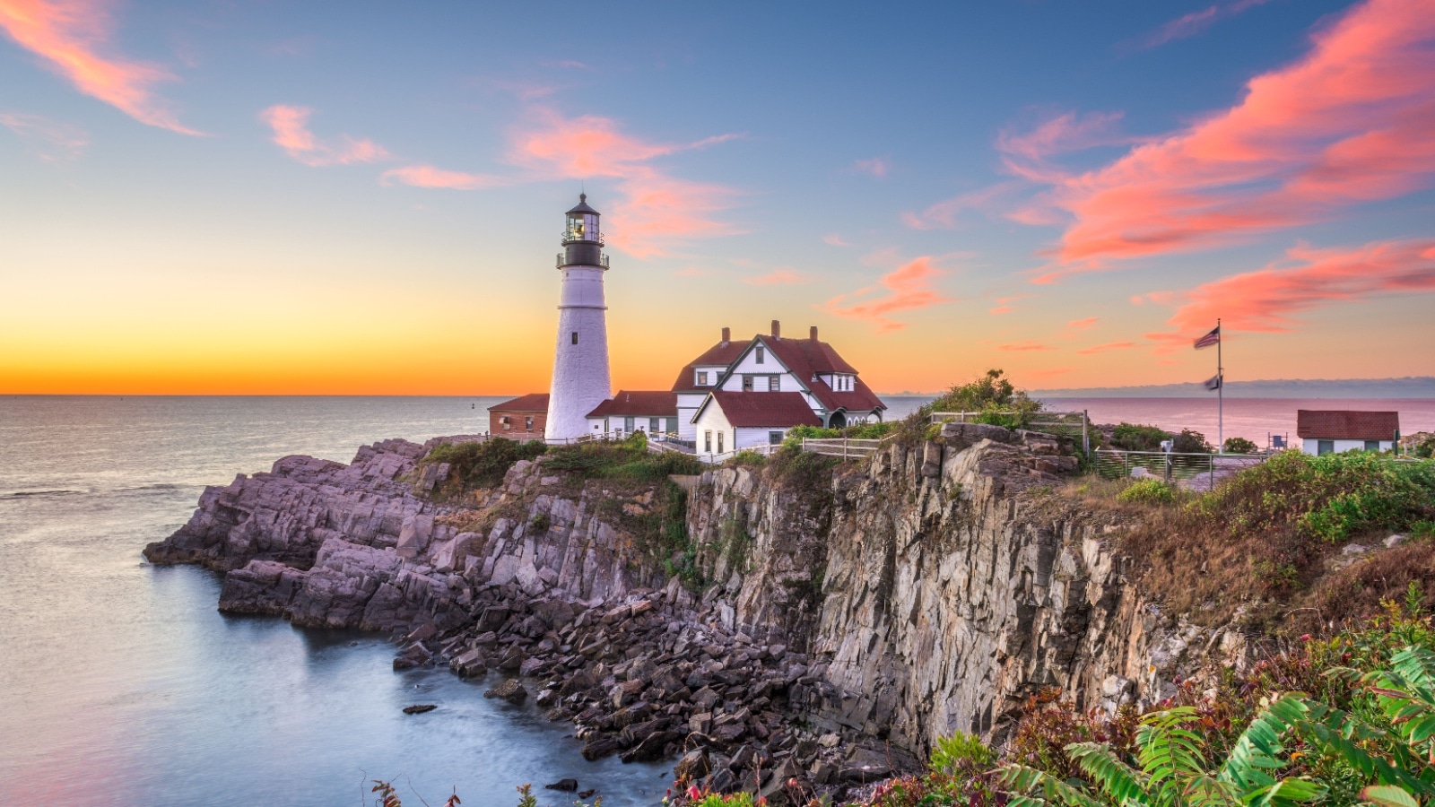 Portland Maine Lighthouse. 