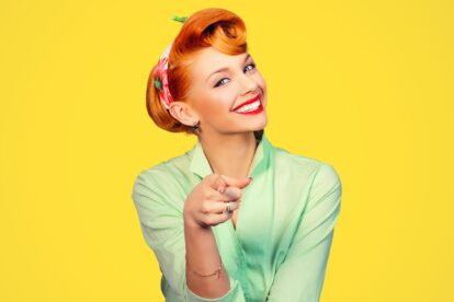 Retro woman.