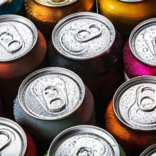 Soda cans
